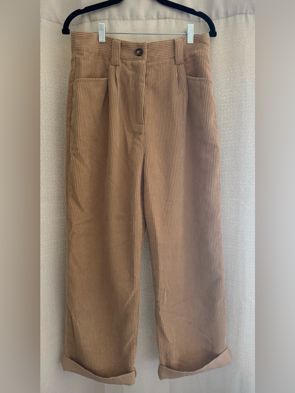 Petal & Pup Talaren Corduroy Pants | Camel Tan | High Rise | Size 12